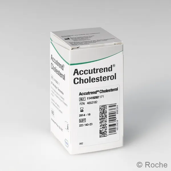 Accutrend Cholesterol Teststreifen 5 Teststreifen