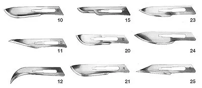 Medimex/Kiato Plus Einmal-Skalpellklingen, steril einzeln verpackt (100 Stck) Fig. 20