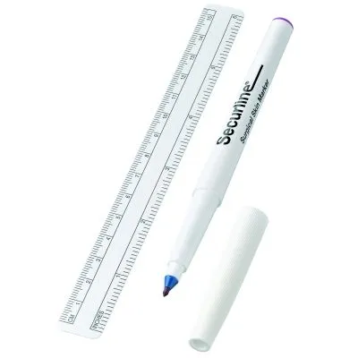 Secureline Surgical Skin Marker, Hautmarkierungsstift, dnne Spitze, wasserbestndig, steril (10 Stck)