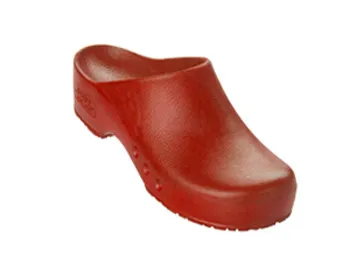 Schrr OP-Schuhe, CHIROCLOGS SPEZIAL, rot, mit Fersenriemen, fr Damen und Herren Gr. 39