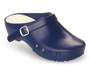 Schrr OP-Schuhe, CHIROCLOGS Classic, blau, Wechseleinlage, mit Fersenriemen, fr Damen und Herren Gr. 38