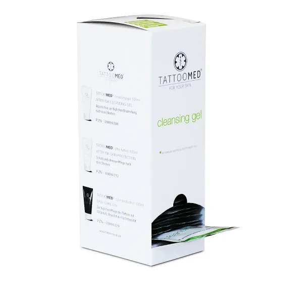 TattooMed Cleansing gel, Waschlotion tglich nach dem Ttowieren,  70 x 2,5 ml Sachet Spender