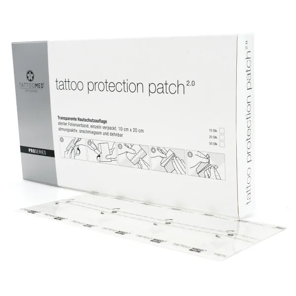 TattooMed tattoo protection patch 2.0 ProSeries 10 x 20 cm 10 Stck