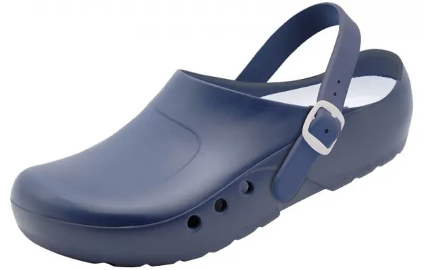 Schrr OP-Schuhe, ORTHOCLOGS, blau, fr orthopdische Einlagen, mit Einlage und Fersenriemen, fr Damen und Herren Gr. 37