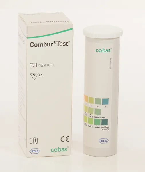 Combur 3 Test Urinteststreifen (50 Stck)