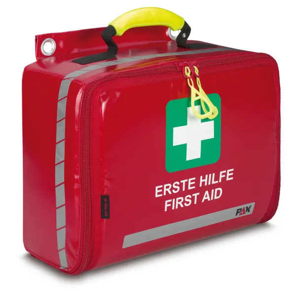 Erste-Hilfe-PARAMEDIC Wandtasche, rot, 17 x 35 x27 cm, leer