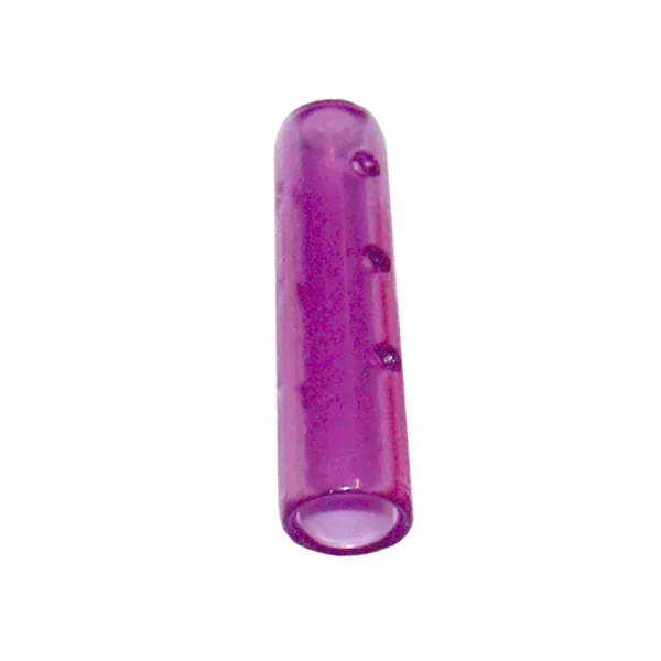 Instrumentenschutzkappe, gelocht, spitz zulaufend, transluzent, 7,0 - 8,0 x 38 mm violett (70 Stck)