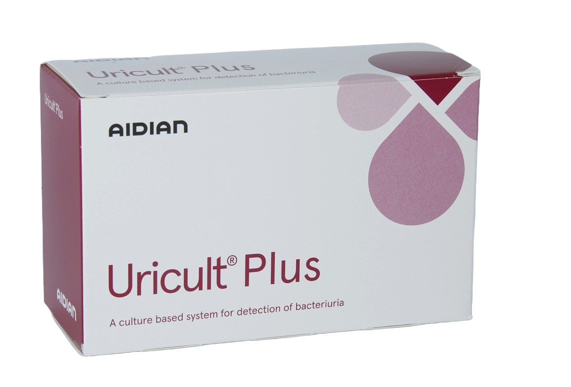 Aidian Uricult Plus Urin Nährboden (10 Stück) mit CLED/McConkey und Enterokokken-Agar 67465