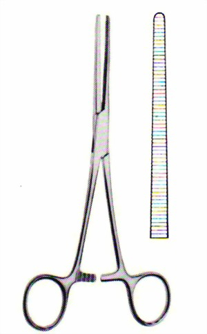 Zepf Medical Instruments GmbH Arterienklemme nach Rochester-Pean, gerade, 13,0 cm 12-3100-13