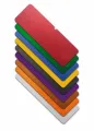 Dental Sterilisiercontainer Alu, 312 x 189 x 66 mm, nur Deckel gelocht, farbige Deckel Rot