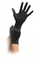 Maimed Black LX Latex Handschuhe schwarz, unsteril (100 Stck) Gr. S