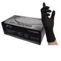 Nitril Handschuhe Black Wave, schwarz puderfrei (100 Stck) Gr. M